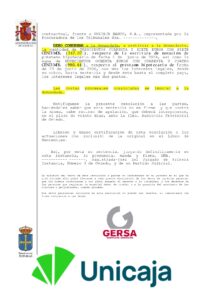 Sentencia obliga a Unicaja a devolver más de 2.000 € por gastos hipotecarios